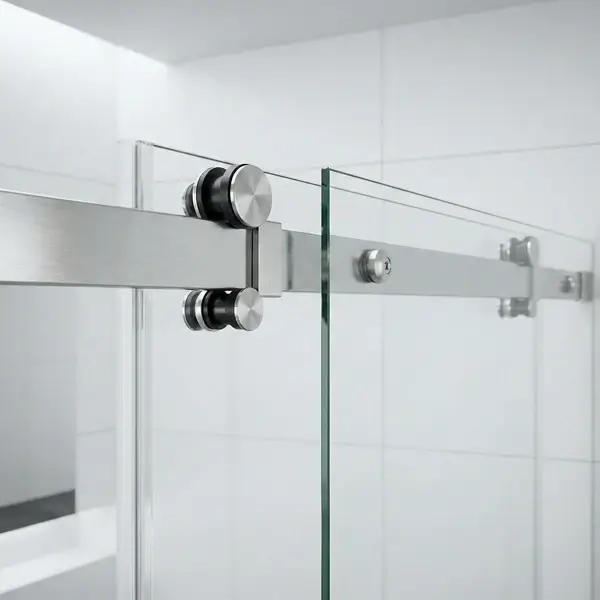 División de baño corrediza natural