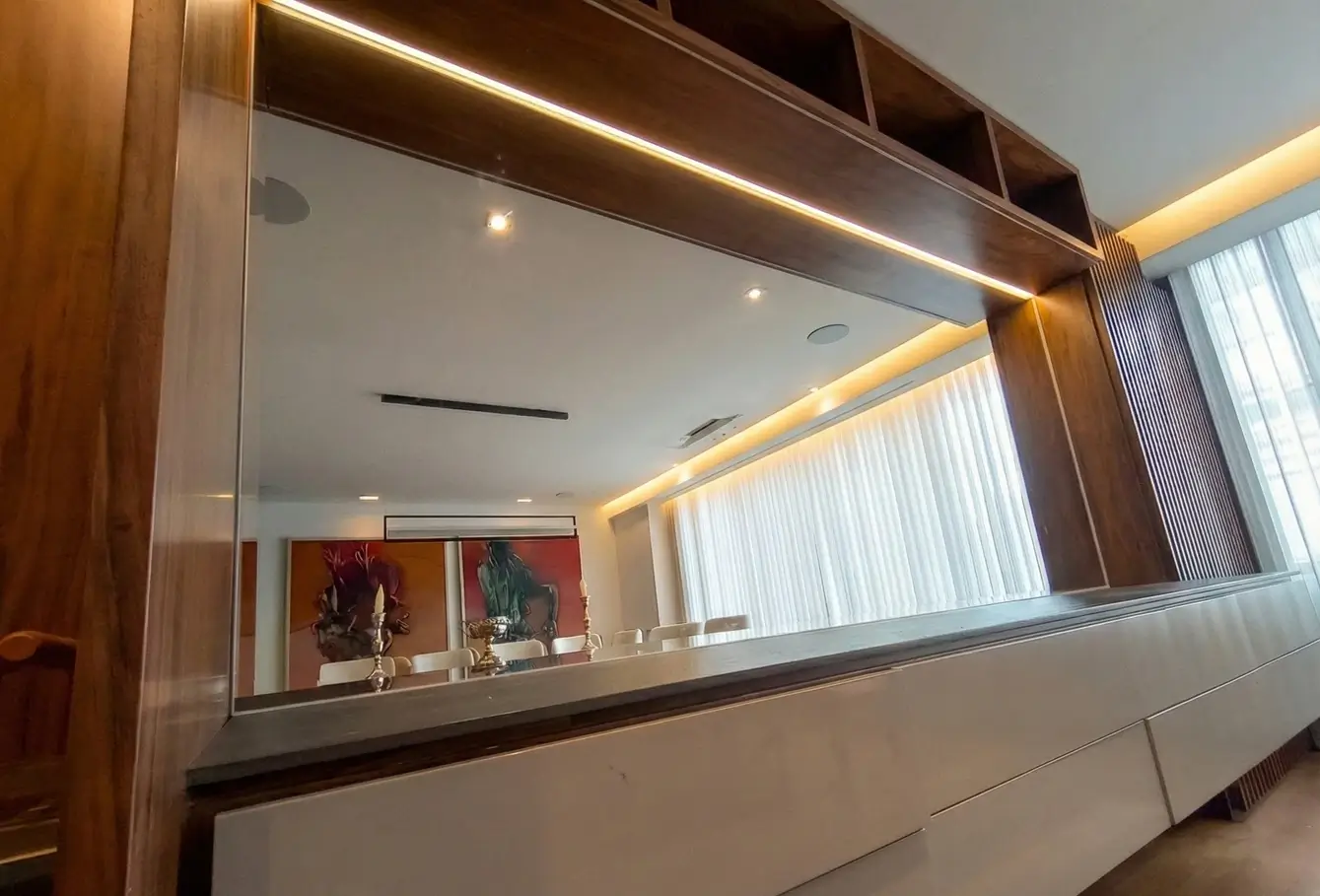 Espejos decorativos con luz LED en Bogotá